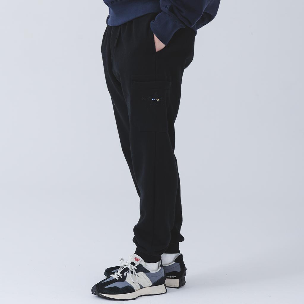 STARRYEYED Signature Star Sweat Jogger Pants (Black)