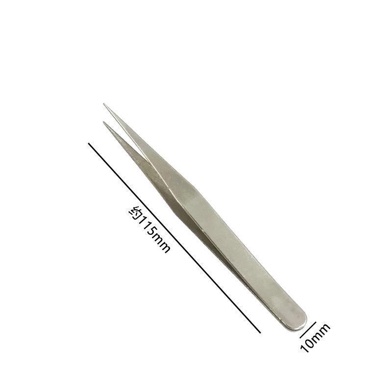 DIY Stainless Steel Electronic Tweezers Set - Straight, Blunt, Bent Heads