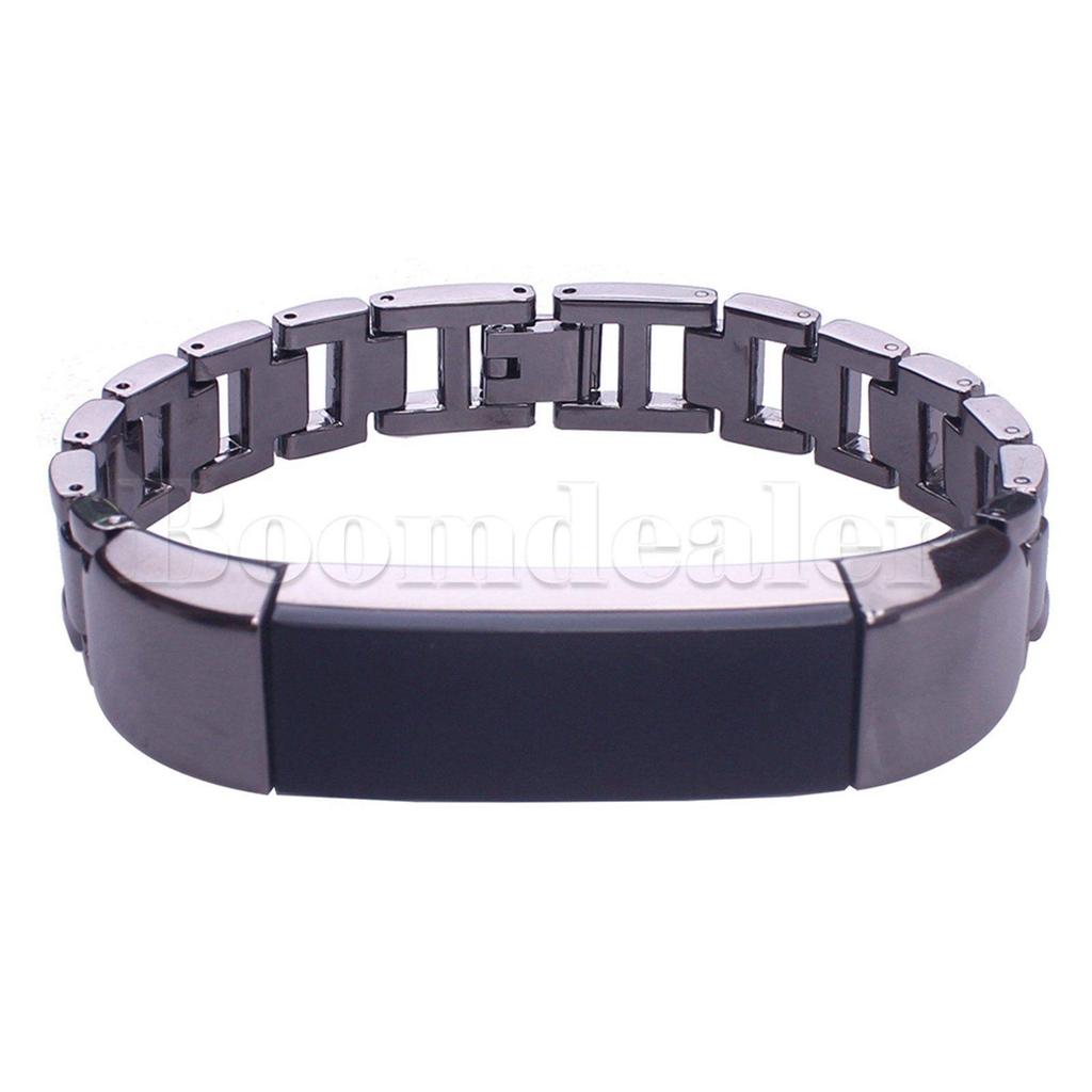 Elegant Stainless Steel Watch Band Wrist Strap For Fitbit Alta Hr With Quick Release Clasp