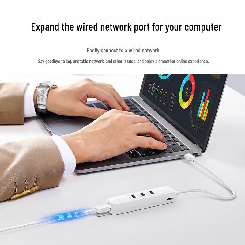 UGREEN USB 3.0 Hub with Gigabit Ethernet Adapter