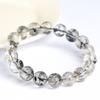 Hongchu Crystal Natural Shining Diamond Bead Bracelet Black Shimmering Diamond Transparent Bracelet