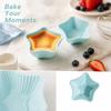Heat- Star-Shaped Muffin Cups for Baking and