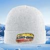 Badge with a Stylized Letter Unisex Women Unisex Knitted Hat Beanie Pullover Cap Winter Thermal Warm Christmas Outdoor Cycling Hiki
