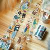 Mr Paper 4rolls Raising Pets Girl Series Character Pet Theme PET Tape Handbook Collage DIY Phone Cases Photo Frames Calendars