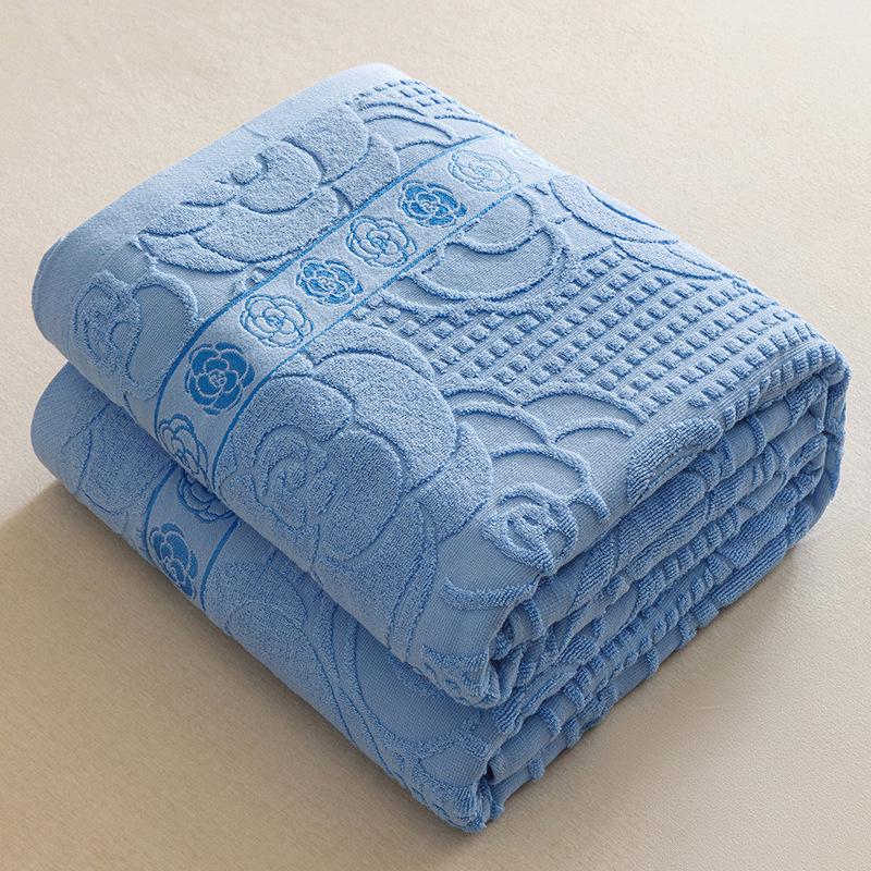 New Cotton Old-Fashioned Towel Blanket - Summer Quilt for Air Conditioning, Single To Full Size, Ideal As Gifts