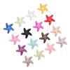 200pcs Resin Charm Starfish Shape Imitation Pearl Sticker Mobile Phone Decoration Material