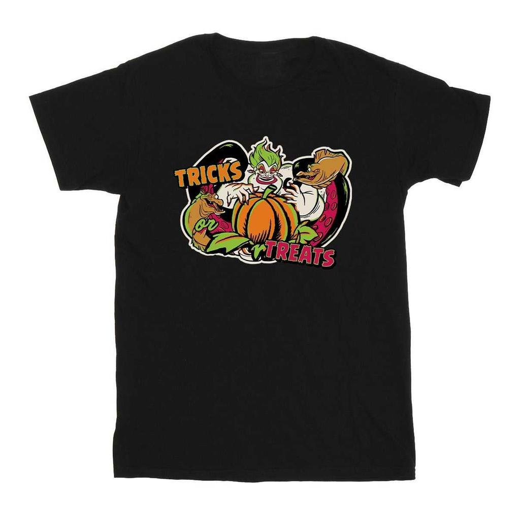 Disney Boys Trick Or Treat Ursula Villains Cotton T-Shirt
