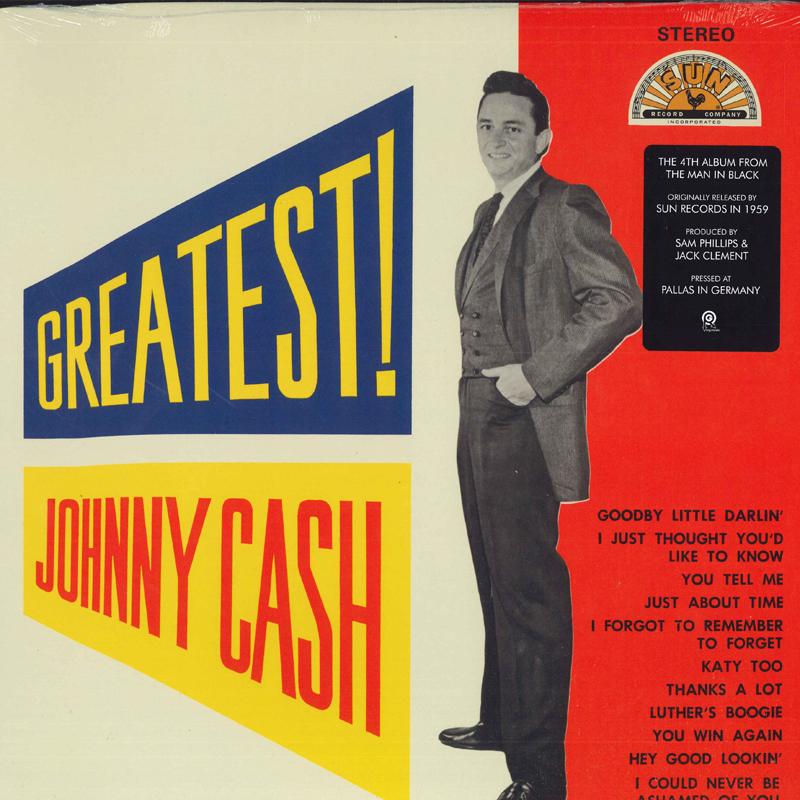 

LP Record JOHNNY CASH - Greatest! ORGM2079 Sun, ORG Music 2017 US Folk