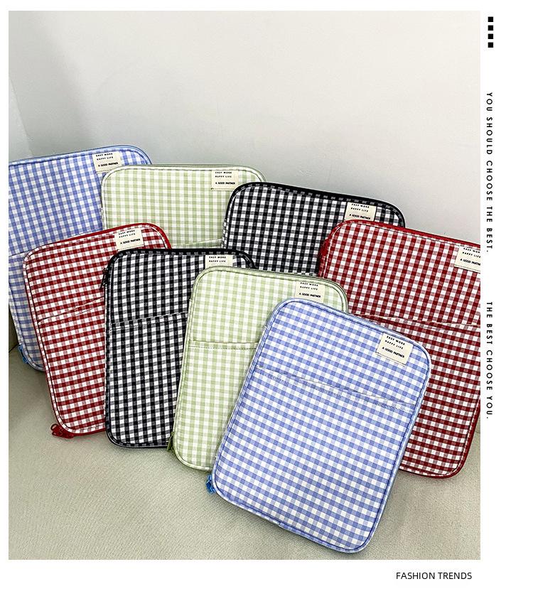 Livework Plaid iPad/Tablet Bag for MacBook 13-Inch Notebook