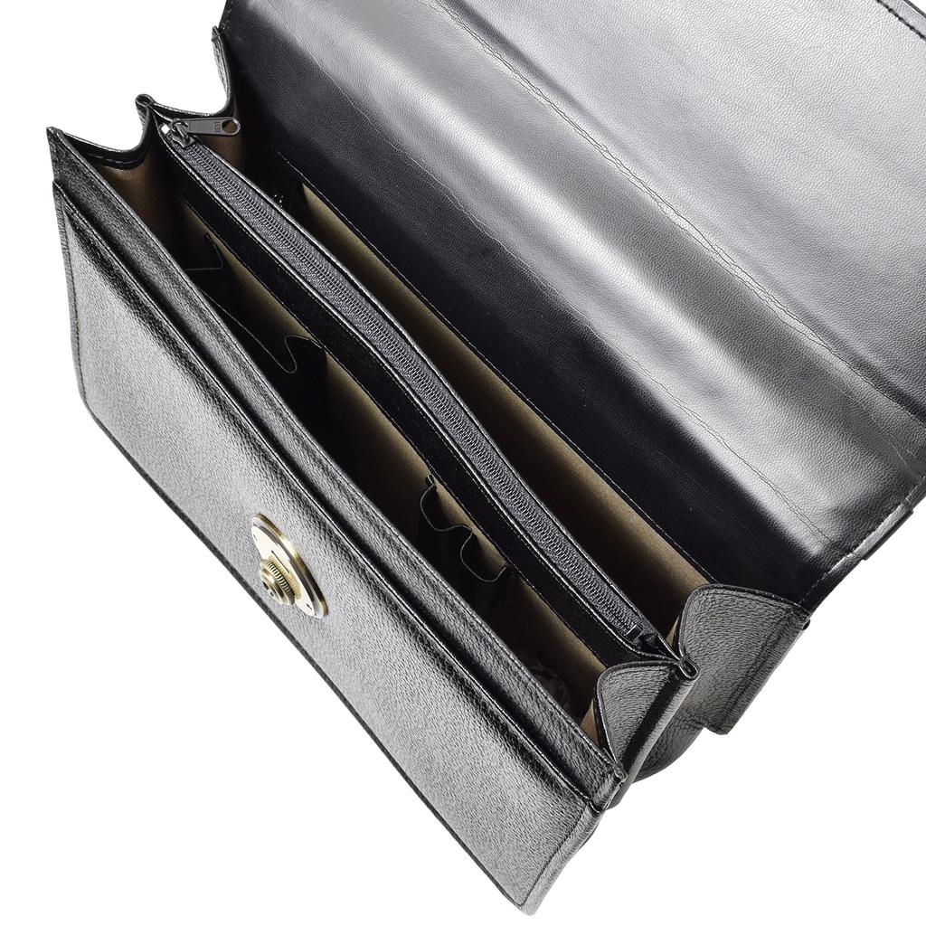 SiNCERO Men's Genuine Leather Second Bag, Made In Japan, B5 Size, Wr-1011