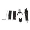 Drain Cleaner Cutter and Auger Set Stainless Steel Pipe Dredging Machine Cutter Head Set for 5 16 To 3 4 Inch Cables