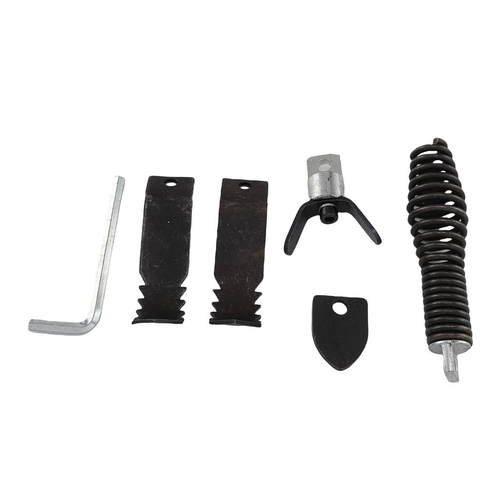 Drain Cleaner Cutter and Auger Set Stainless Steel Pipe Dredging Machine Cutter Head Set for 5 16 To 3 4 Inch Cables