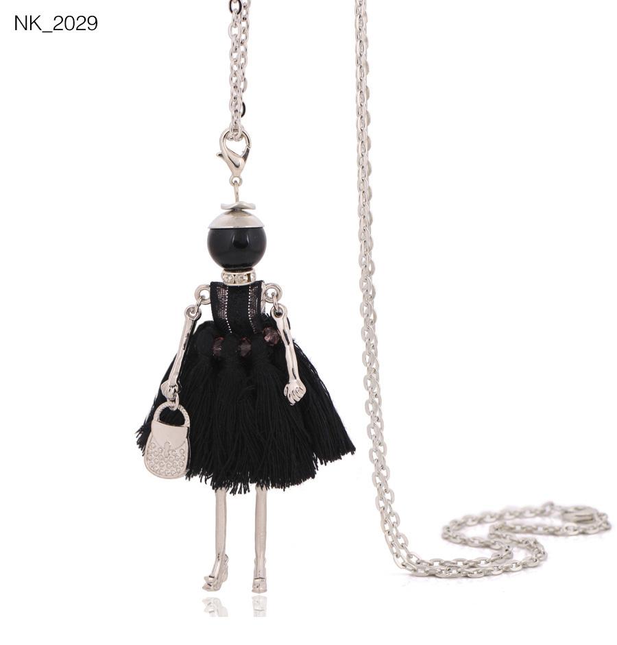 Cute Women Necklace Statement Lady Charm Long Trendy Necklace New Fashion Female Big Pendant Lovely Jewelry Gift