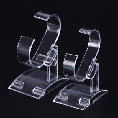 Clear Plastic Wrist Watch Display Rack Holder Sale Show Case Stand Tool