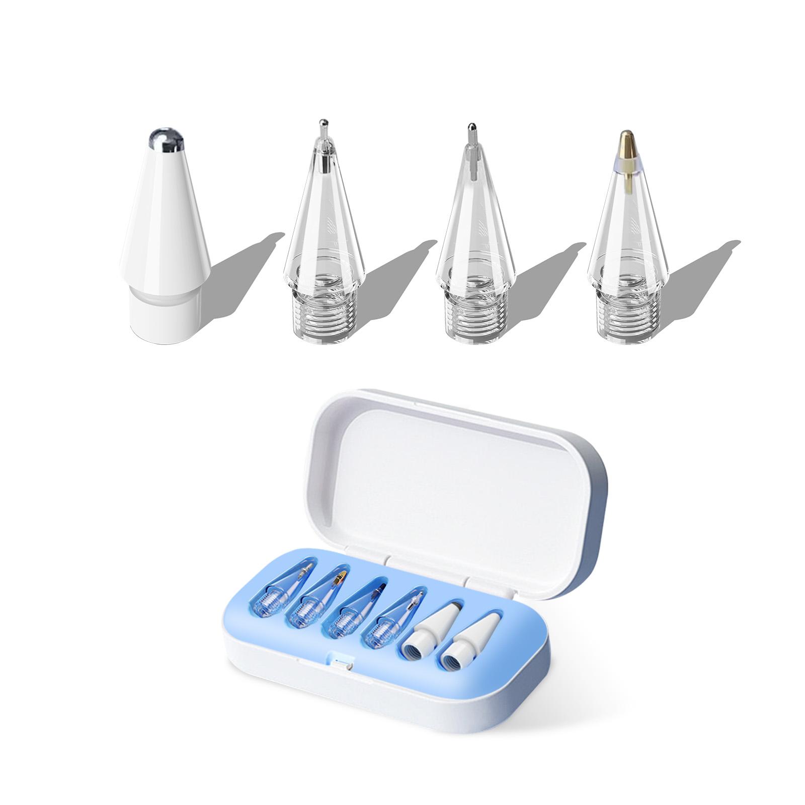 4 / 6 Stuks Vervangende Potloodpunten Voor Potlood Pro/2e Generatie/1e Generatie/USB-C, Geüpgradede iPad Pen Punten Met Opbergdoosje