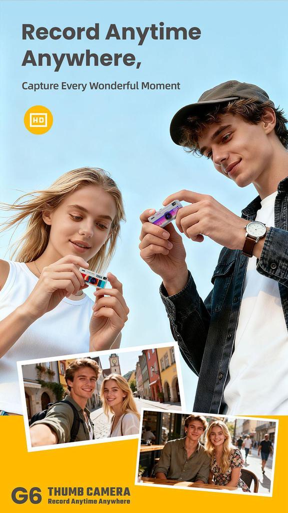 G6 Mini Outdoor Sports & Party Camera for Students and Kids