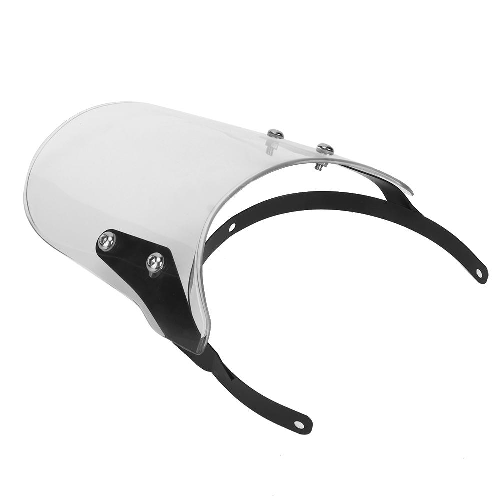 Motorcycle Modified Windshield Wind Deflector Fit for Royal Enfield Classic 500c Transparent