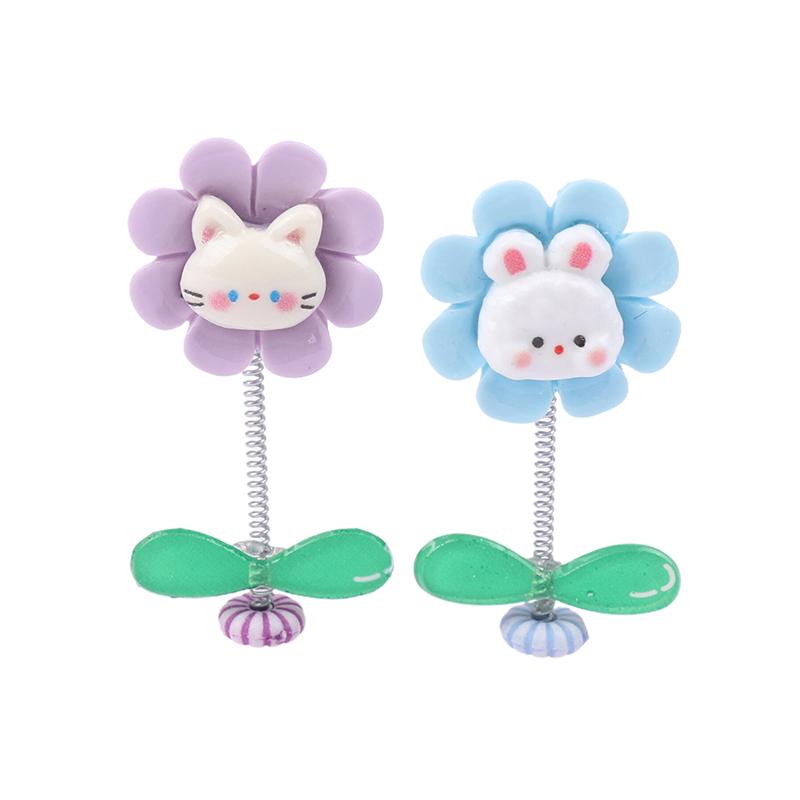 Flower Car Ornaments Car Center Console Dashboard Ornament Shake Head Flower Car Accessories