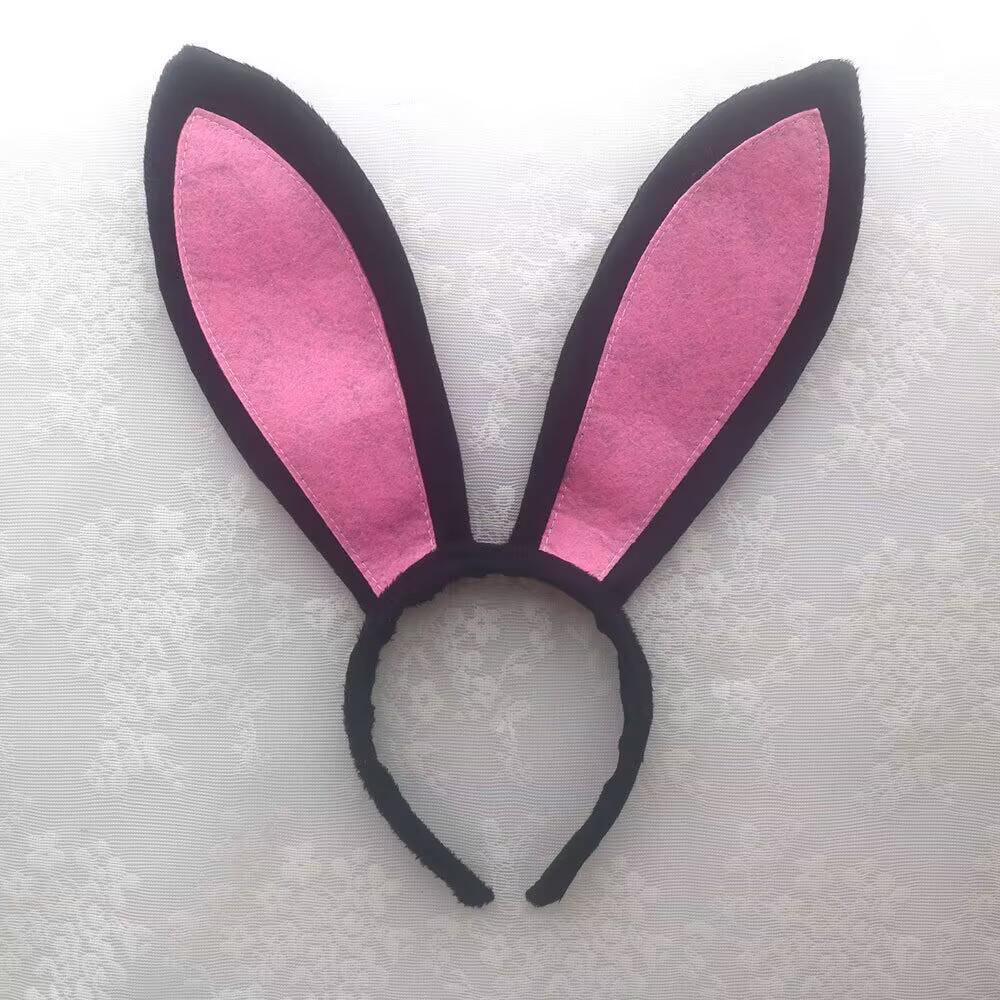 Cross-Border Bunny Ears Headband Set for Easter & Halloween