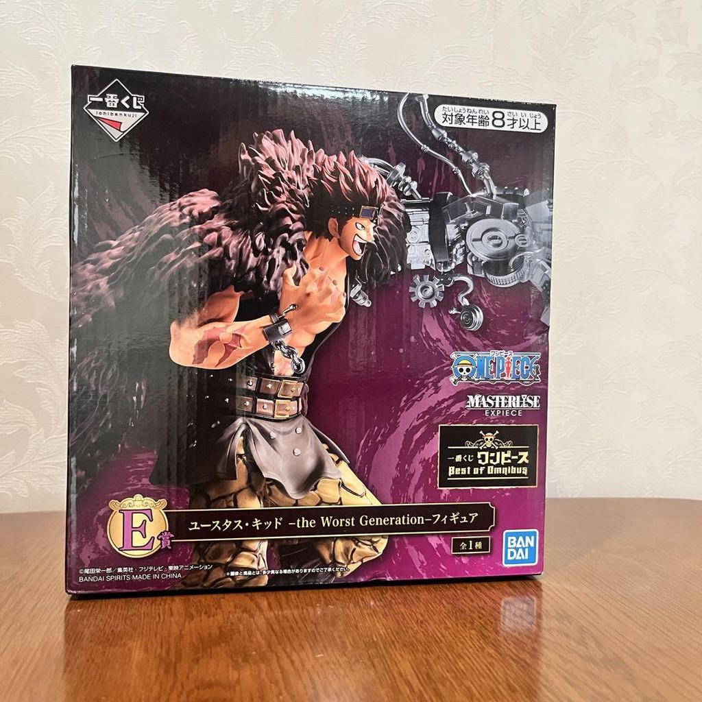 [USED] One Piece Eustass Kid figure, clear tumbler