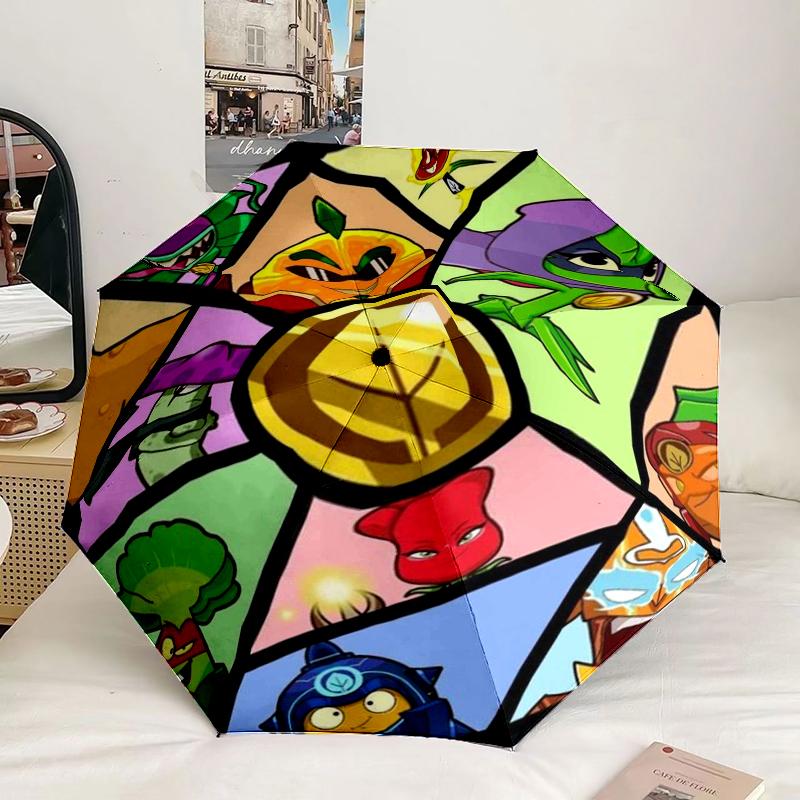 Vibrant Battle Zombies Umbrella 8-Frame for Travel, camping, Casual Lightweight Portable Umbrella, Essential for every family Holidays Gift