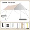 Suiyuan 3x4,5m Quadratisches Outdoor-Vordach
