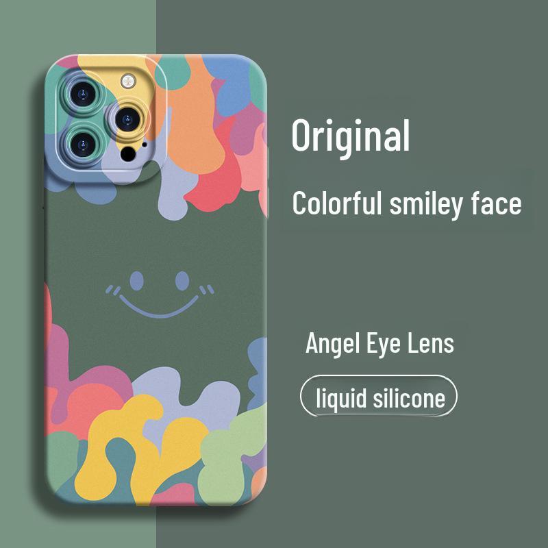 

Цветной защитный чехол с улыбающимся лицом для Redmi Note 14/11T Pro+ - Совместим с моделями 9–13 Redmi Note14