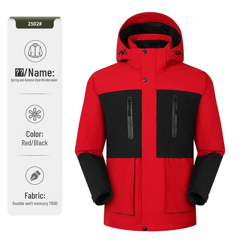 Custom Men's & Women's Outdoor 3-in-1 Detachable Workwear Jacket with Logo