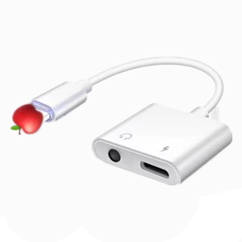 Apple Lightning to 3.5mm Adapter Cable: Dual Function for Audio & Microphone