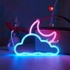 1PC Gamepad Fire Moon Star LED Bright Neon Light Night Sign Modeling Lamp Room Wall Art Decoration Wholesale Xmas Birthday Wedding