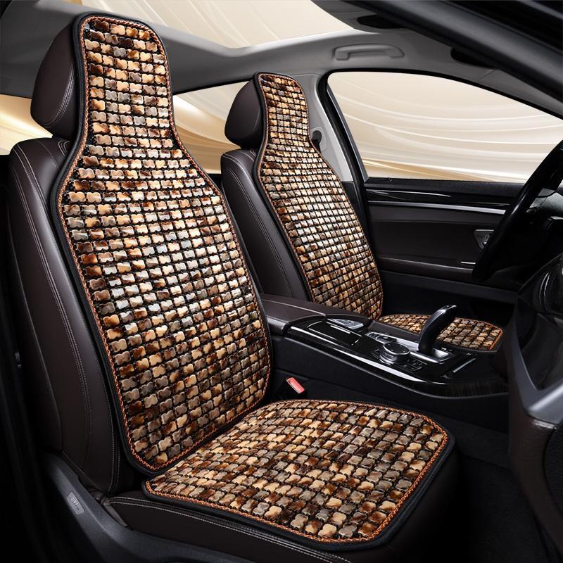 HANDUNYOU Resin Jade Summer Car Seat Cushion Set