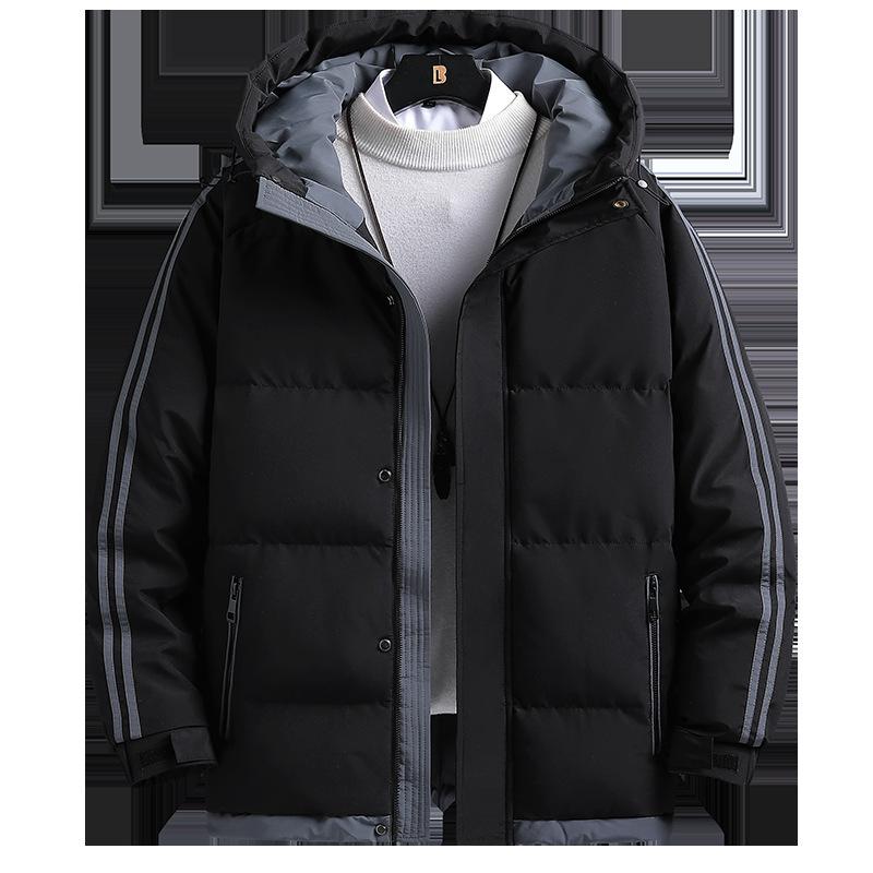 

Loose Men s Daily Cotton Jacket Multi-Pocket Winter Warm M