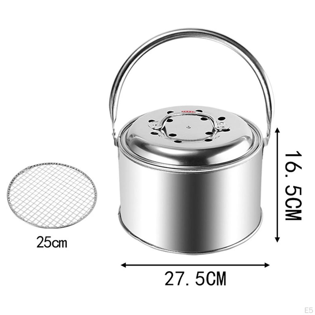 Fire Multifunction Accessories Stainless Steel with Handle Portable for BBQ Outdoor Camping