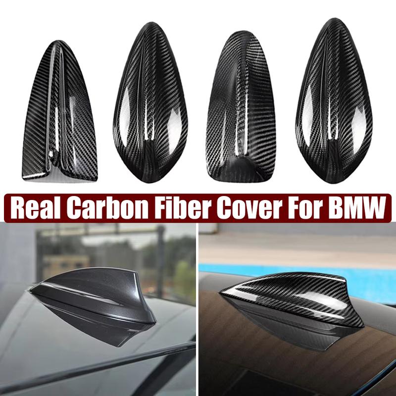Real Carbon Fiber Shark Fin Antenna Cover for BMW M2 M3 M4 12345 7 Series X1 X3 F22 F30 F34 F80 F87 F32 F36 F82 G11 G20 G12 G30