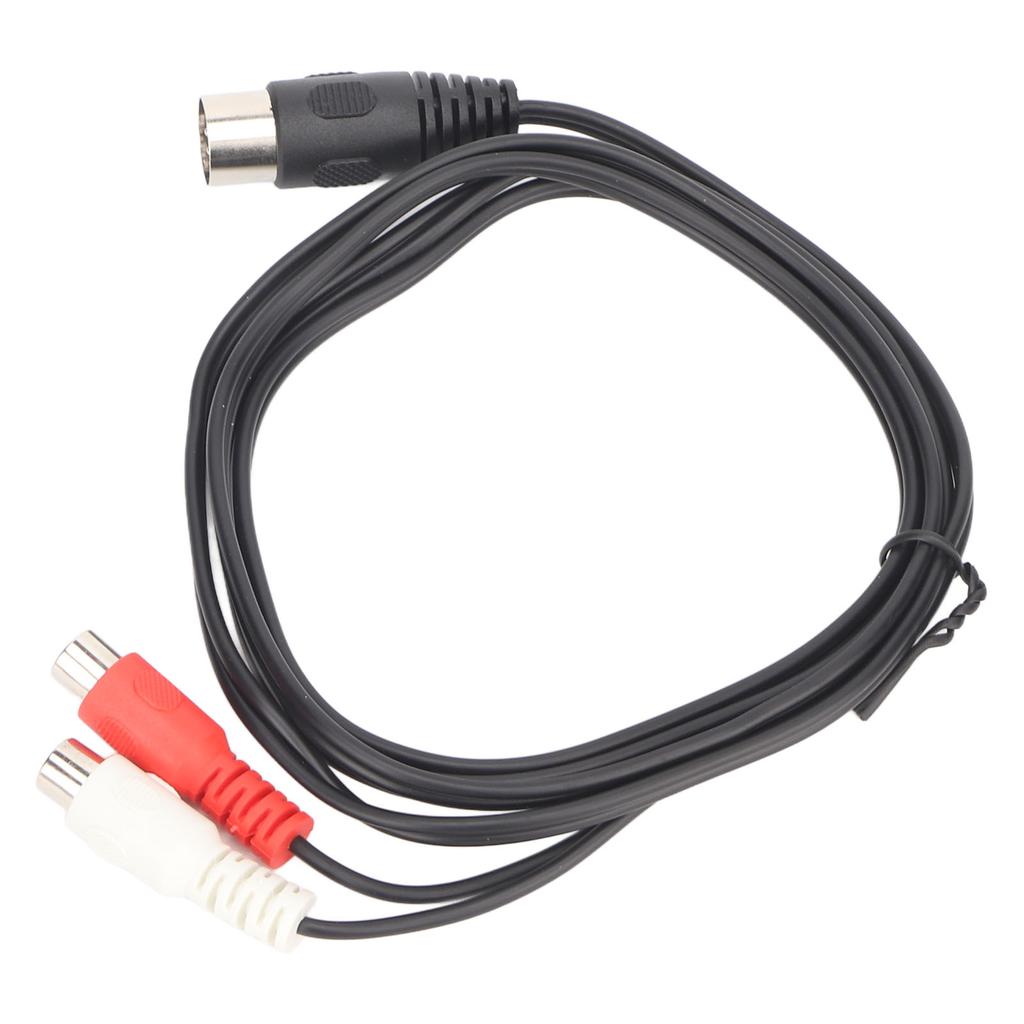 8 Pin Din to 2 RCA Adapter Cable 8 Pin Male to 2 Female RCA Cable for Sound Instrument Equipment 4.9ft 1.5m   4.9ft