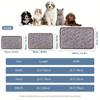 Cozy And Cute Pet Blanket - Warm Coral Fleece Blanket with Adorable Paw Prints for Winter