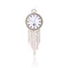 Creative Alloy Enamel Tassel Clock Brooch Fashion Personality Men'S And Women'S Sweater Cardigan Corsage Ornament Pin