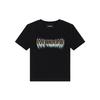 Versatile Fashionable Short Sleeve Regular T-Shirt Women Tops Black WD-TT1-25-760-W-BK