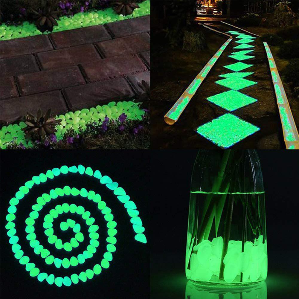 1cm Luminous Fluorescent Stones for Aquarium and Garden Landscaping