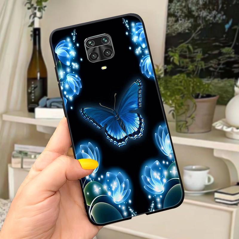 For Xiaomi Redmi Note 9 Pro Case Note9 9S Flowers Silicone Soft TPU Back Cover For Xiaomi Redmi Note 9Pro Max Case Coque Fundas