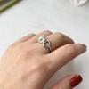 Silver Ring with Cubic Zirconia, Product Weight 4.79 G (60001741)
