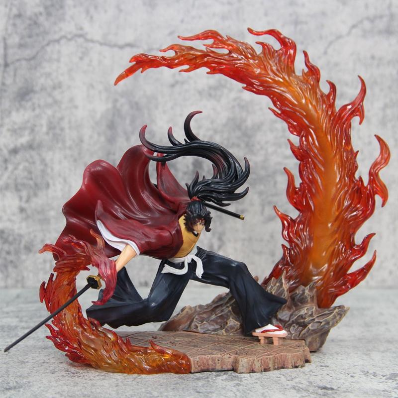 In-StockGhost Slayer Gk Battle Black Death Mou Battle Ji Guoyuan One Light Edition Model Ornament Statue Handmade