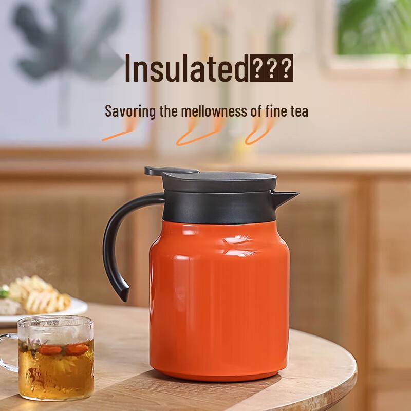 Bestide 1L 304 Stainless Steel Thermal Tea Pot with Infuser
