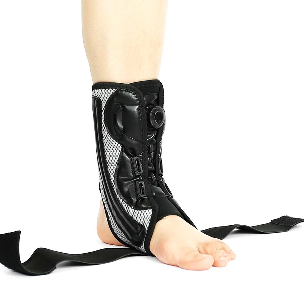 1Pcs Adjustable Knob Ankle Support  Brace For Plantar Fasciitis And Tendonitis Semi-Rigid Adjustable System Ankle Stabilizer
