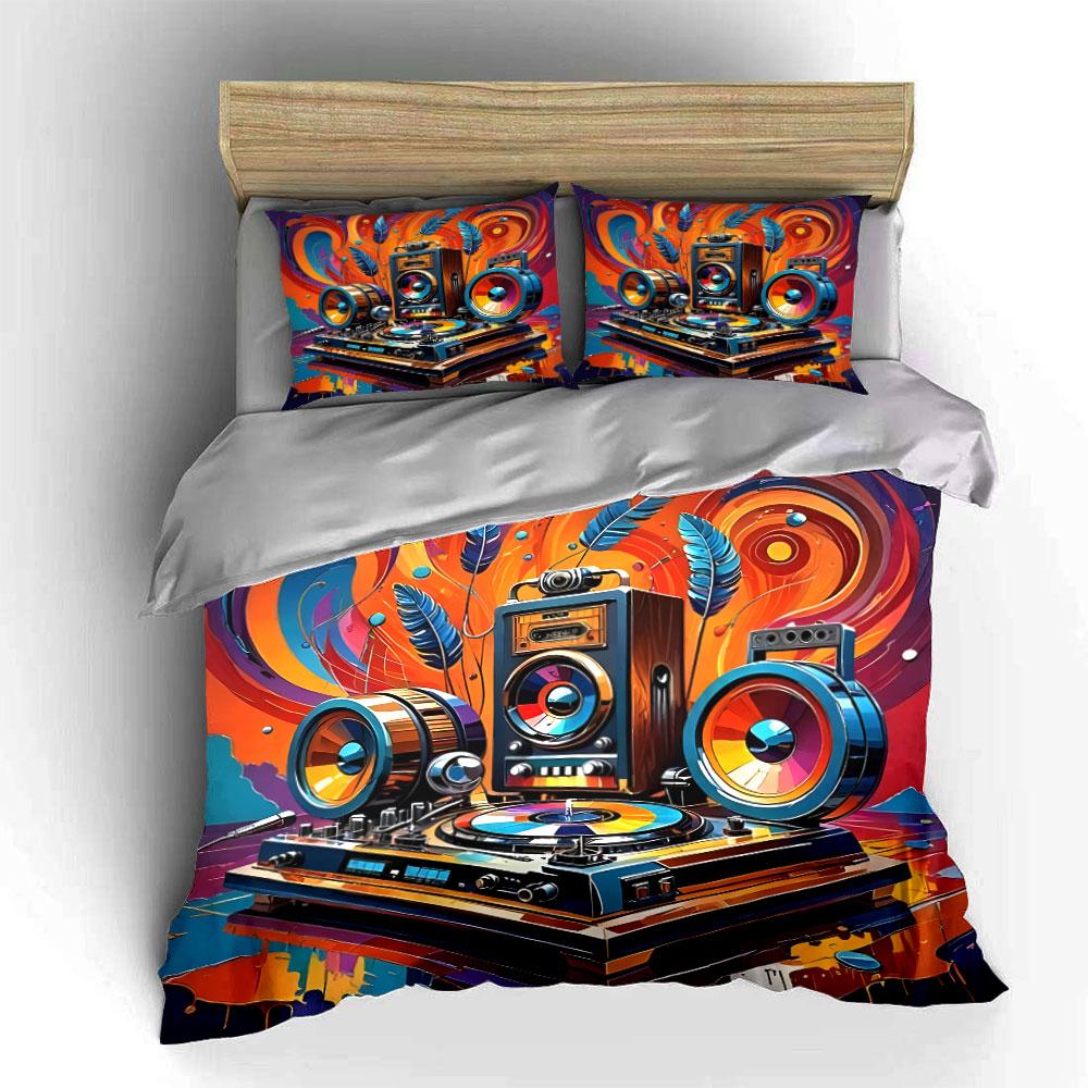 Vivid Sound Symphony Explosion Bedding sets Duvet covers Pillowcases(1* Duvet Cover 2* Pillowcases without duvet insert)