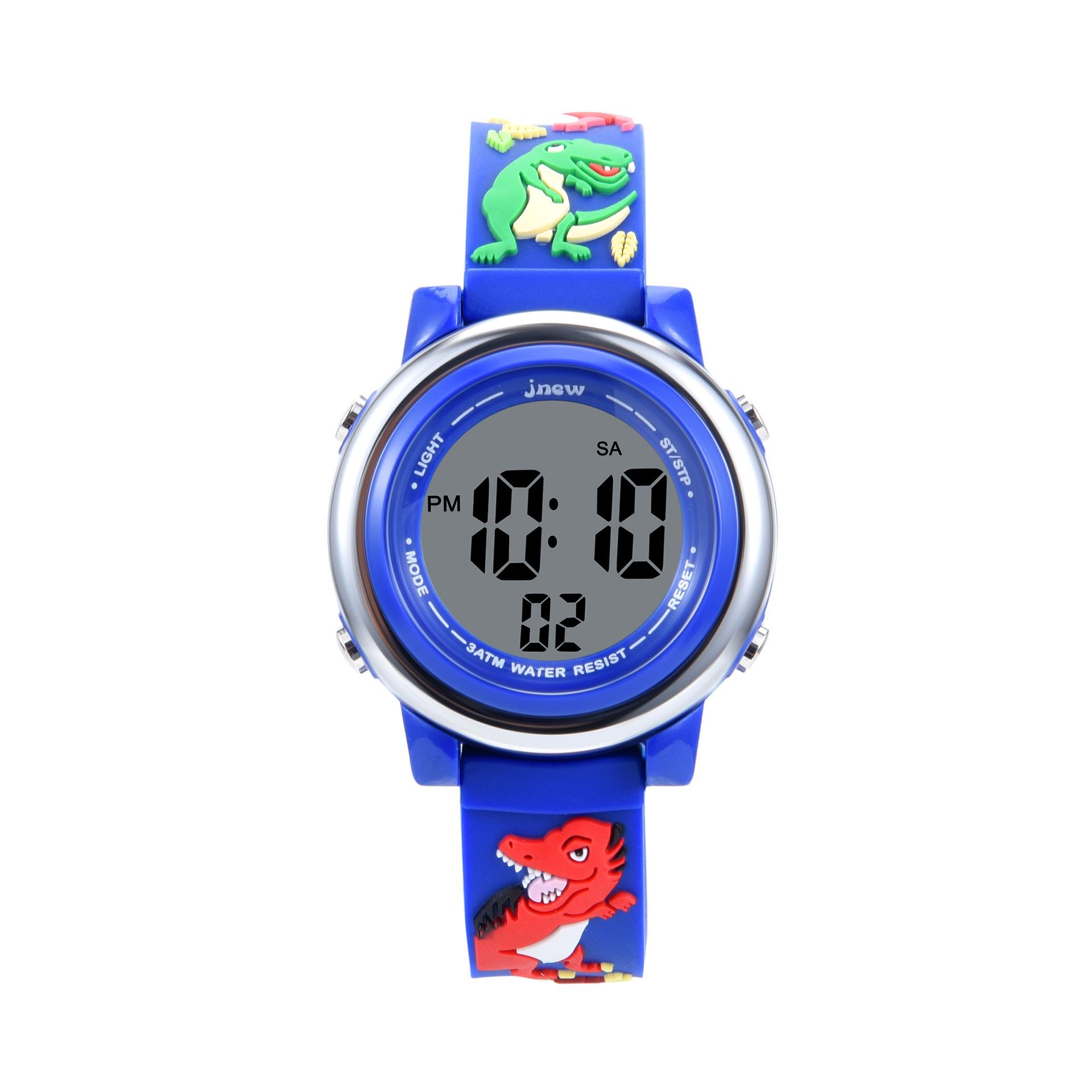 

C09 Kids Children Electronic Watches LED Cute Cartoon Dinosaur Alarm 30M Waterproof Luminous Boy Student Smart Watch Gift