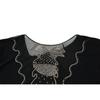 Summer Women's Short Sleeved T-Shirt Fashion Sexy Hollow Out Luxury Hot Diamonds Flower Tees Casual Brand Tops