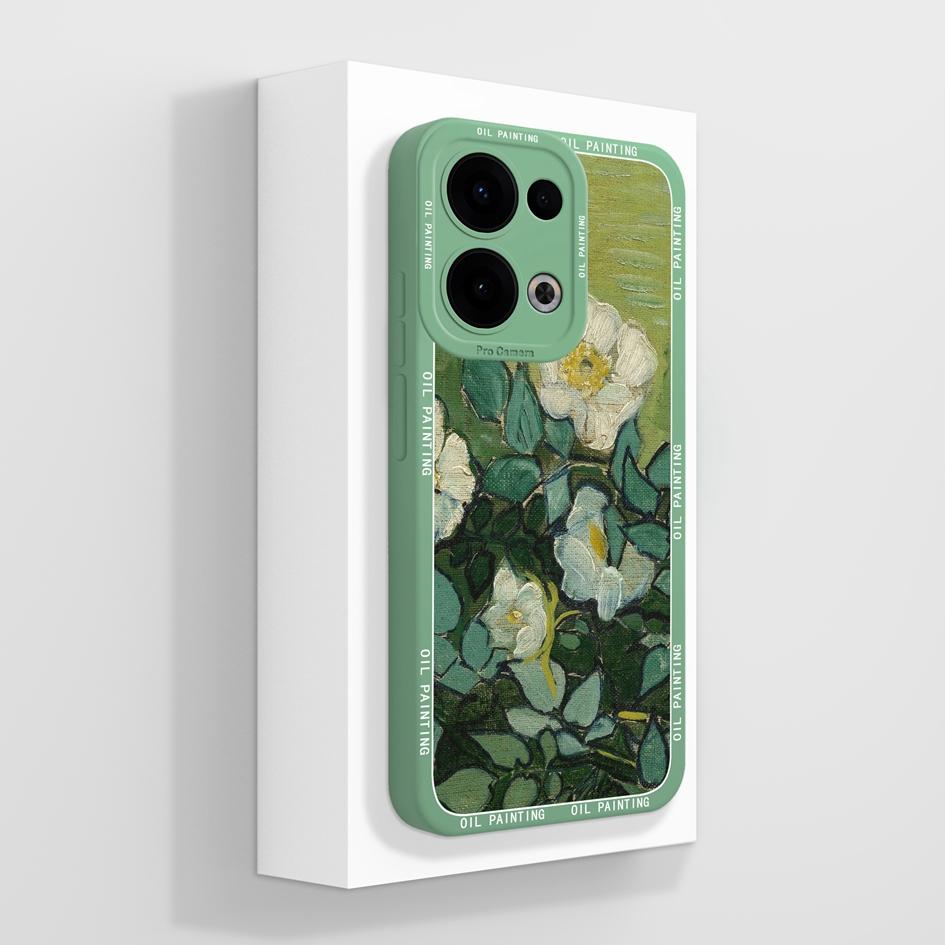 Für Oppo Reno13 Pro 12F F27 A3 NFC Realme C75 Realme 14 Pro Plus A40 A40m A60 Hülle Hübsche Avocado Weiche Flüssigkeit Silikon Stoßfeste Abdeckung für Oppo Shell