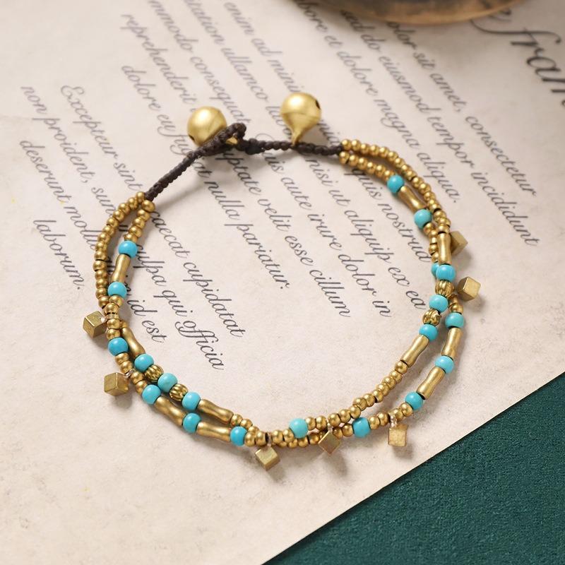 Vintage exotic style woven bracelet niche design Tibetan hand rope women's bracelet accessories