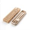 Cutlery Set Cute Portable Travel Adult Cutlery Wheat Straw Fork Camping Picnic Set Gift Child Office People Dinnerware